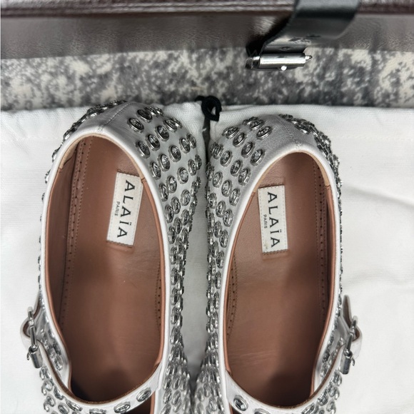 Alaia Rhinestone Ballet Flats - Picture 15 of 15